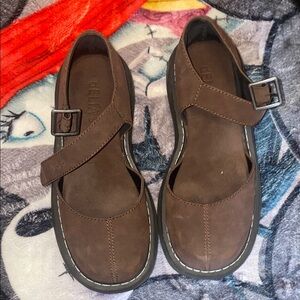dELiA*s Brown Platform Shoes with Buckle